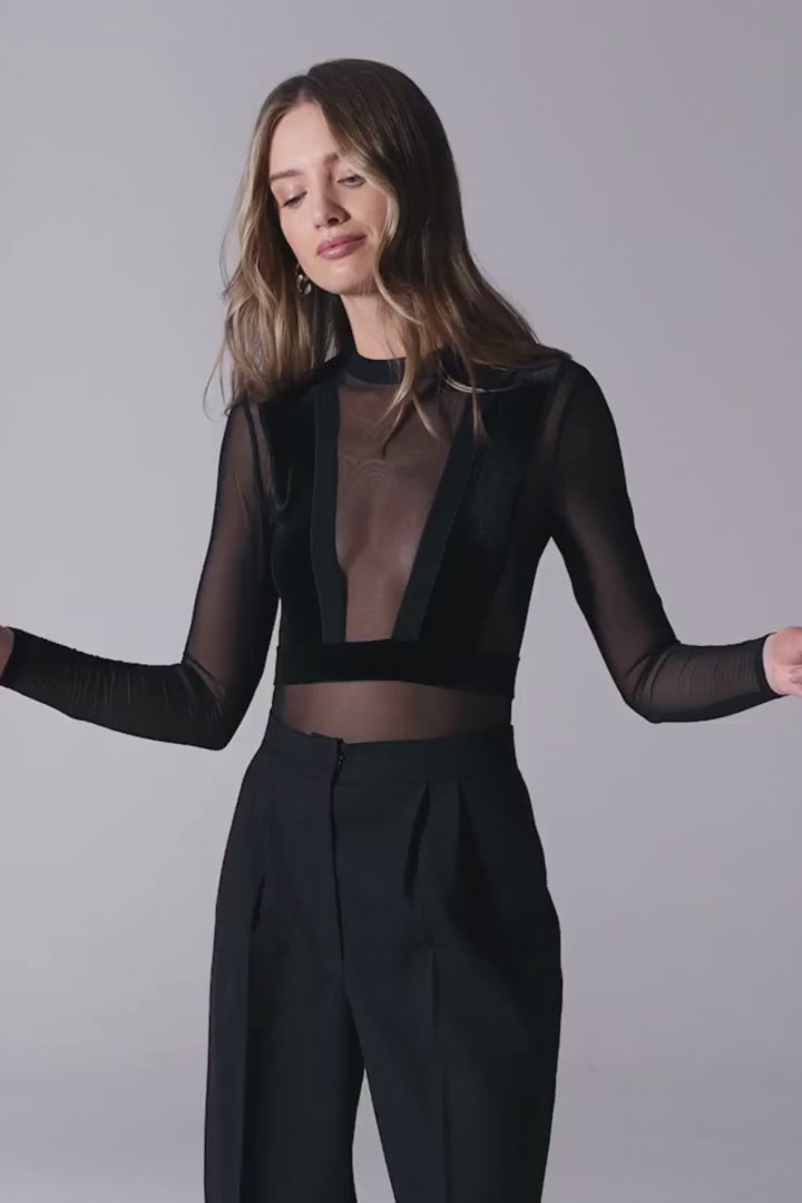 It Suits You Bodysuit Black | Undress Code USD